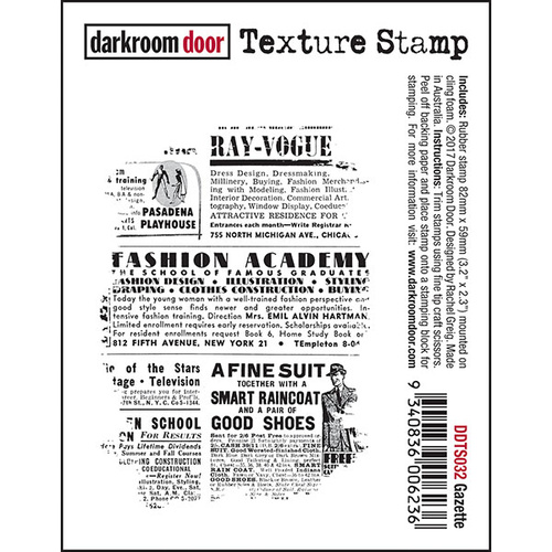 Darkroom Door Texture Stamp Gazette 