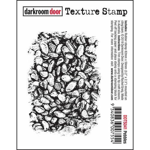 Darkroom Door Texture Stamp Pebbles
