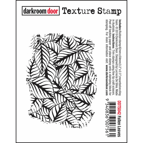 Darkroom Door Texture Stamp Fallen Leaves