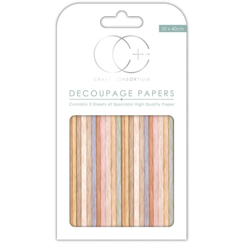 Craft Consortium Decoupage Paper Driftwood