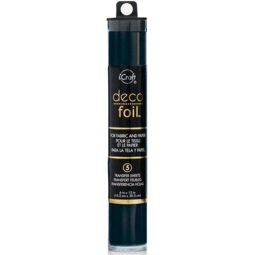 iCraft Deco Foil Black Transfer Sheet 