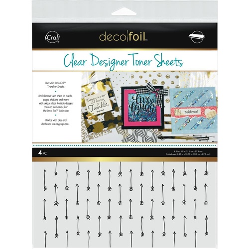 iCraft Deco Foil Toner Sheet Arrows 8.5x11" 