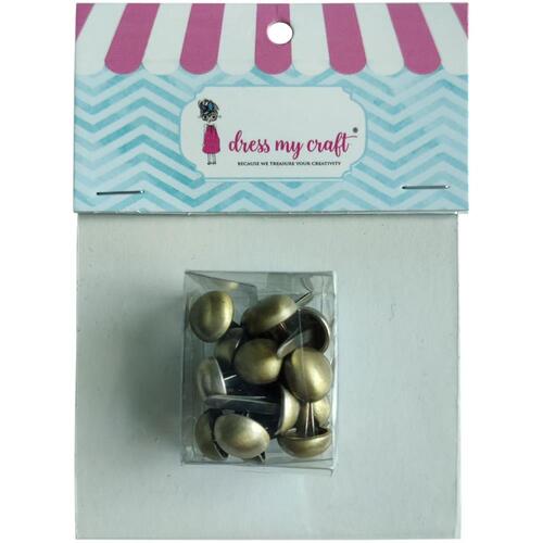 Dress My Craft Antique Bronze 10mm Brads