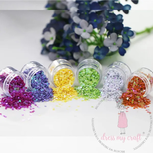 Dress My Craft Heart Sequins Family Pack