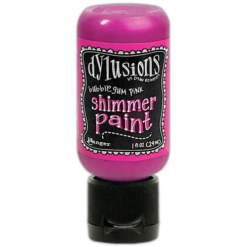 Dylusions Bubblegum Pink Shimmer Paint