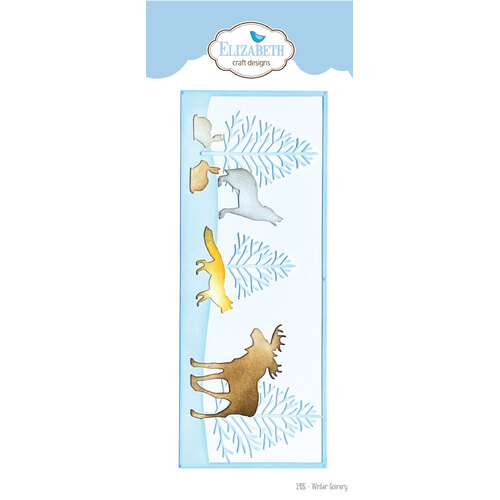 Elizabeth Craft Winter Scenery Edges Die