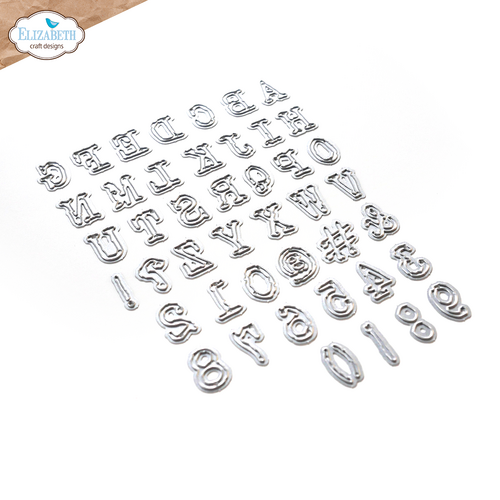 Elizabeth Craft Alphabet, Numbers and More Die