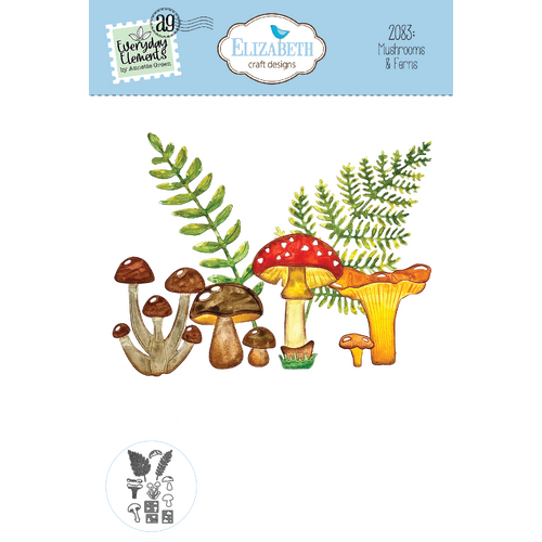 Elizabeth Craft Mushrooms & Ferns