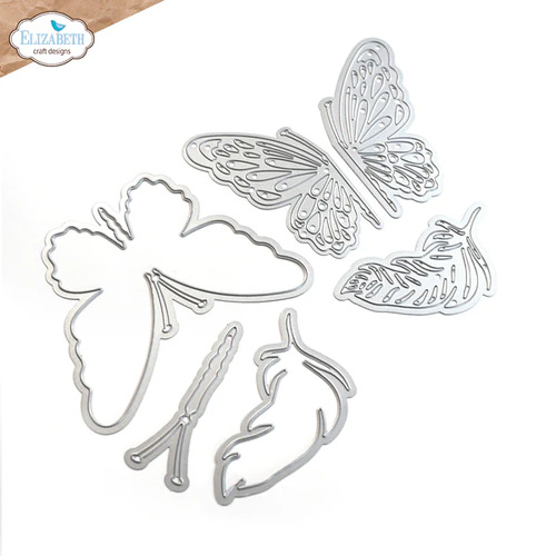 Elizabeth Craft Ornate Butterfly Die Set