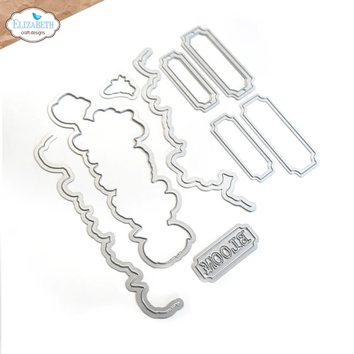 Elizabeth Craft Border Flower Die Set