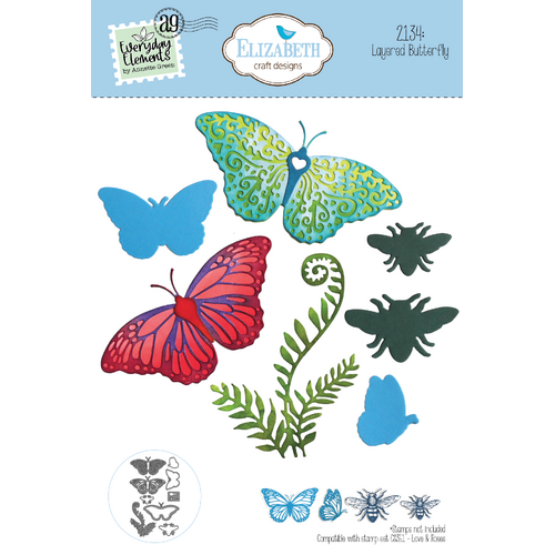 Elizabeth Craft Layered Butterfly Die