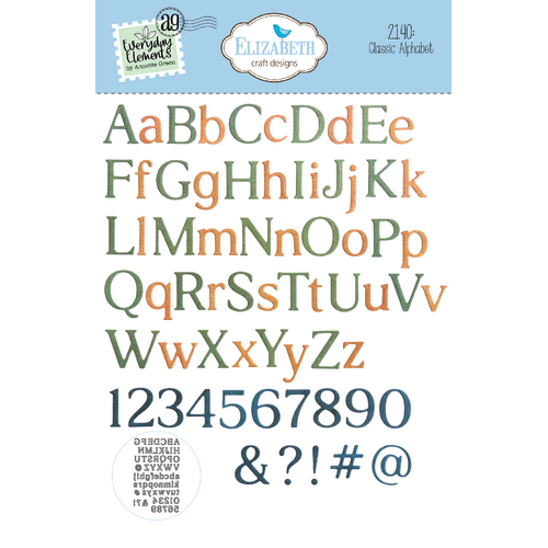 Elizabeth Craft Classic Alphabet Die