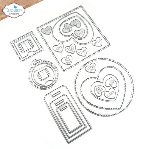 Elizabeth Craft Pocket Page Fillers 2 - Full Size Postage Stamps Die
