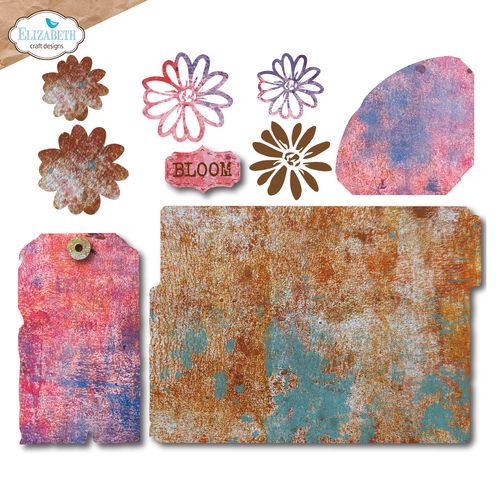 Elizabeth Craft Bloom File Folder Die from the In the Garden Collection