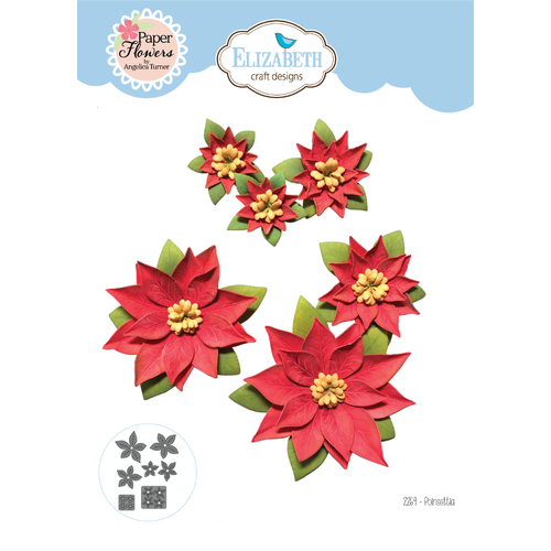 Elizabeth Craft Poinsettia Die from the Festive Holly Collection