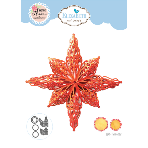 Elizabeth Craft Festive Star Die from the Festive Holly Collection