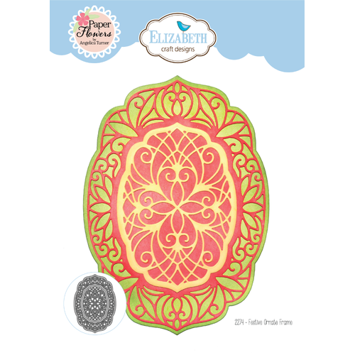Elizabeth Craft Festive Ornate Frame Die from the Festive Holly Collection
