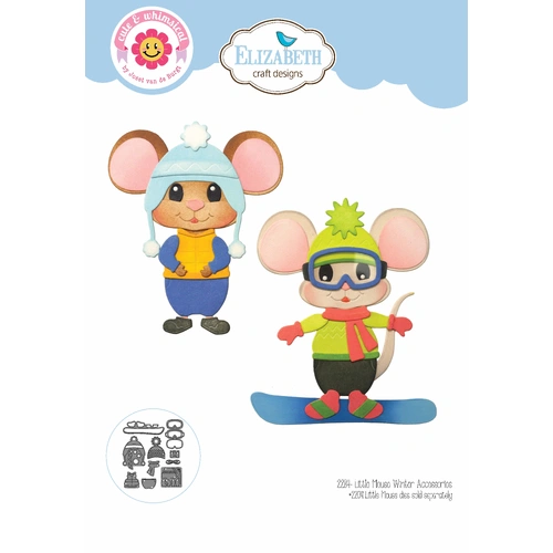 Elizabeth Craft Little Mouse Winter Accessories Die