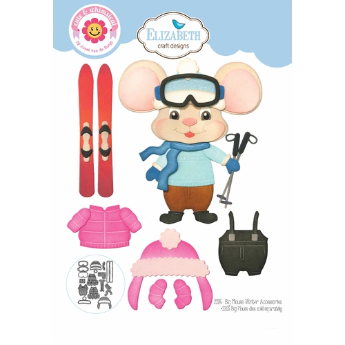 Elizabeth Craft Big Mouse Winter Accessories Die