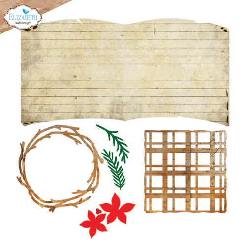 Elizabeth Craft Book of Christmas Square Die
