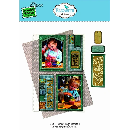 Elizabeth Craft Pocket Page Inserts 1 Die
