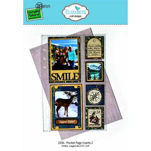 Elizabeth Craft Pocket Page Inserts 2 Die