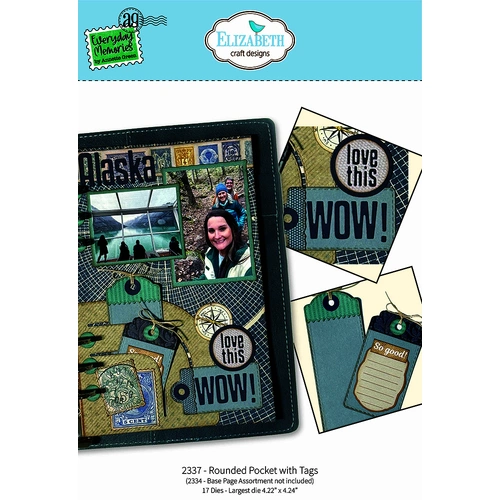 Elizabeth Craft Rounded Pocket With Tags Die