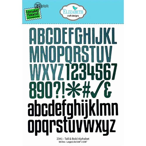Elizabeth Craft Tall & Bold Alphabet Die