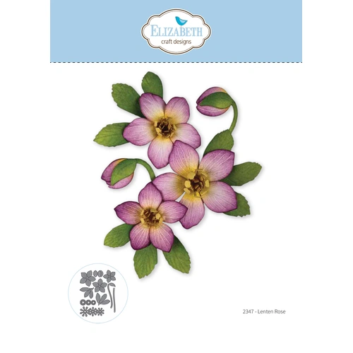 Elizabeth Craft Lenten Rose Die from the Beautiful Blooms Release