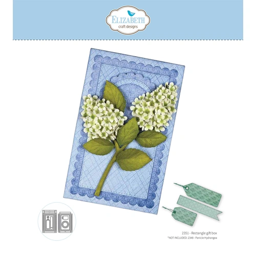 Elizabeth Craft Rectangle Gift Box Die from the Beautiful Blooms Release