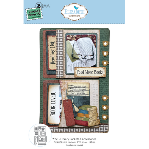 Elizabeth Craft Library Pockets & Accessories Die