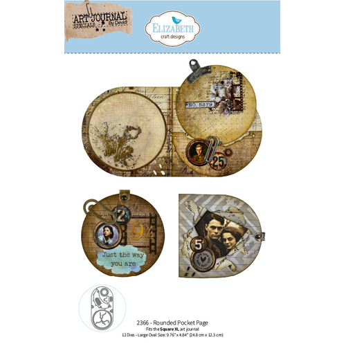 Elizabeth Craft Rounded Pocket Page Die