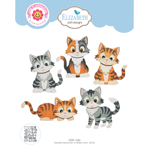 Elizabeth Craft Cats Die from the Meet the Cats Collection