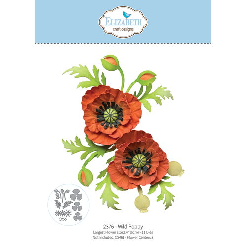 Elizabeth Craft Wild Poppy Die