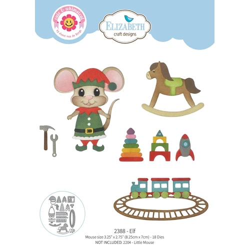 Elizabeth Craft Elf Die from the Snuggle Season Collection