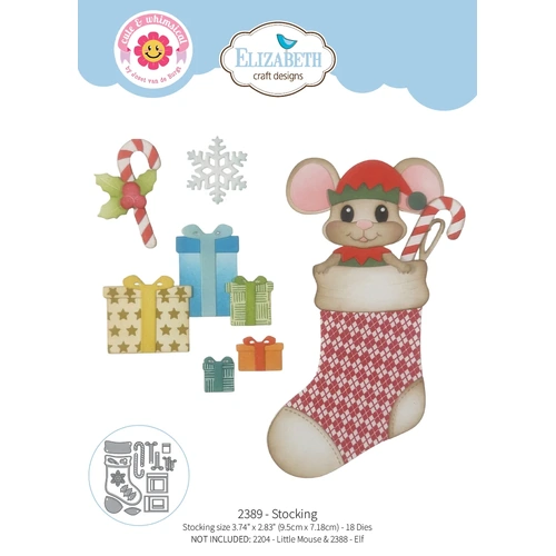Elizabeth Craft Stocking Die from the Snuggle Season Collection