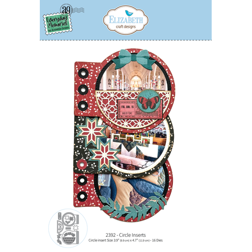 Elizabeth Craft Designs Elizabeth Craft Designs Circle Inserts Die from the Comfy Cozy Collection