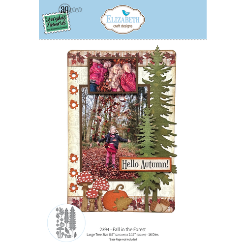 Elizabeth Craft Designs Elizabeth Craft Designs Fall in the Forest Die from the Comfy Cozy Collection