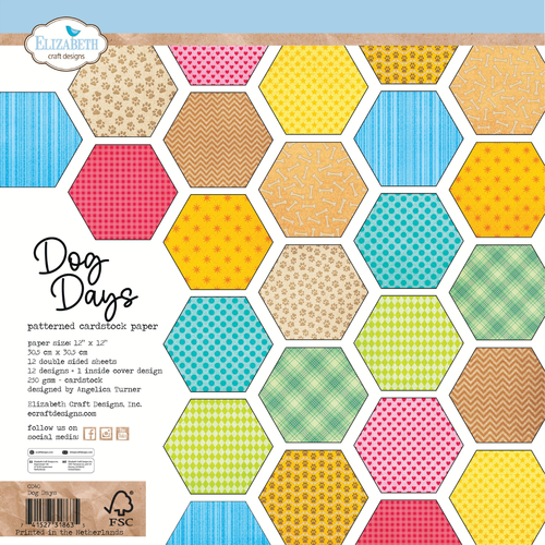 Elizabeth Craft Dog Days Paper Pack from the Dog Days Collection