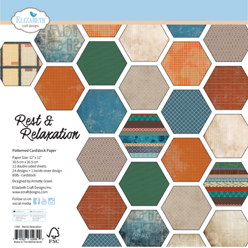 Elizabeth Craft Rest & Relaxation Paper Pack