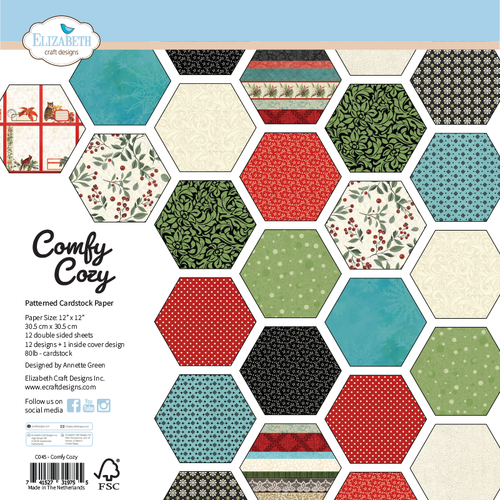 Elizabeth Craft Designs Elizabeth Craft Designs Comfy Cozy Paper Pack from the Comfy Cozy Collection