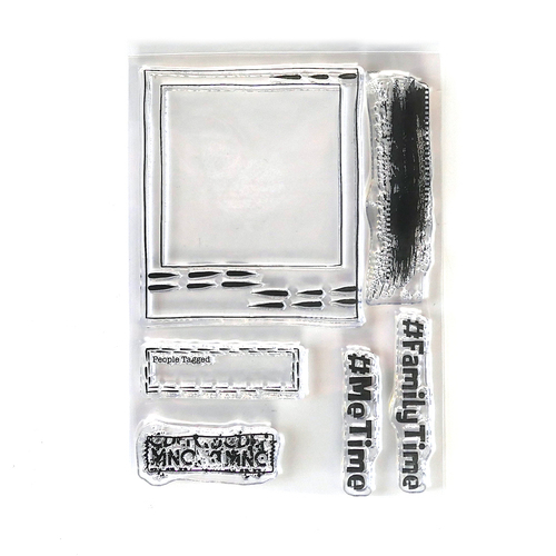 Elizabeth Craft Designs Art Journal Polaroid Embellishments 2 Stamp