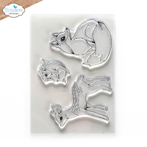 Elizabeth Craft Woodland Critters Stamp