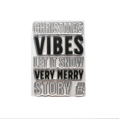 Elizabeth Craft Christmas Vibes Stamp