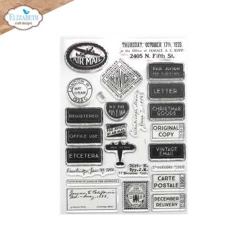 Elizabeth Craft Correspondence from the past 2 Stamp