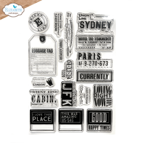Elizabeth Craft Designs Travels From The Past 3 Stamp