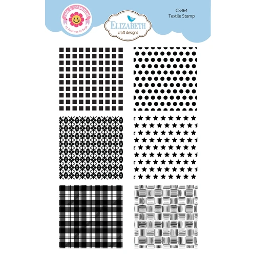 Elizabeth Craft Textile Stamp from the Snuggle Season Collection