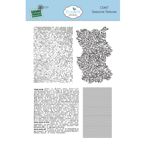 Elizabeth Craft Designs Elizabeth Craft Designs Seasonal Textures Stamp from the Comfy Cozy Collection