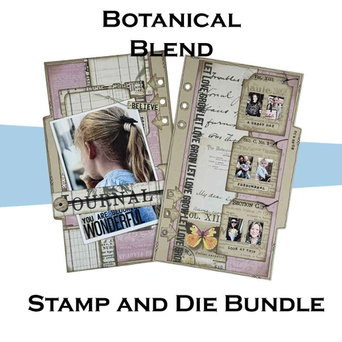 Elizabeth Craft Botanical Blend Stamp & Die Bundle