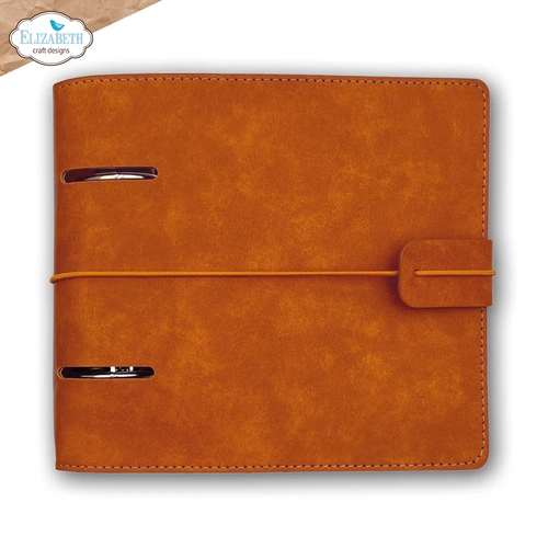 Elizabeth Craft Memory Binder Square Page - Rusty Brown
